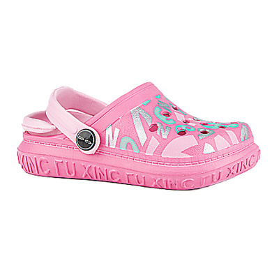 Сабо детские для девочки Kapika 82230-4 фуксия 1